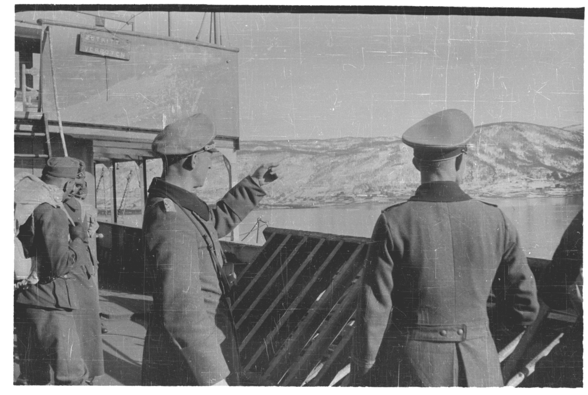 Soldater ombord på M/S "Rigel".