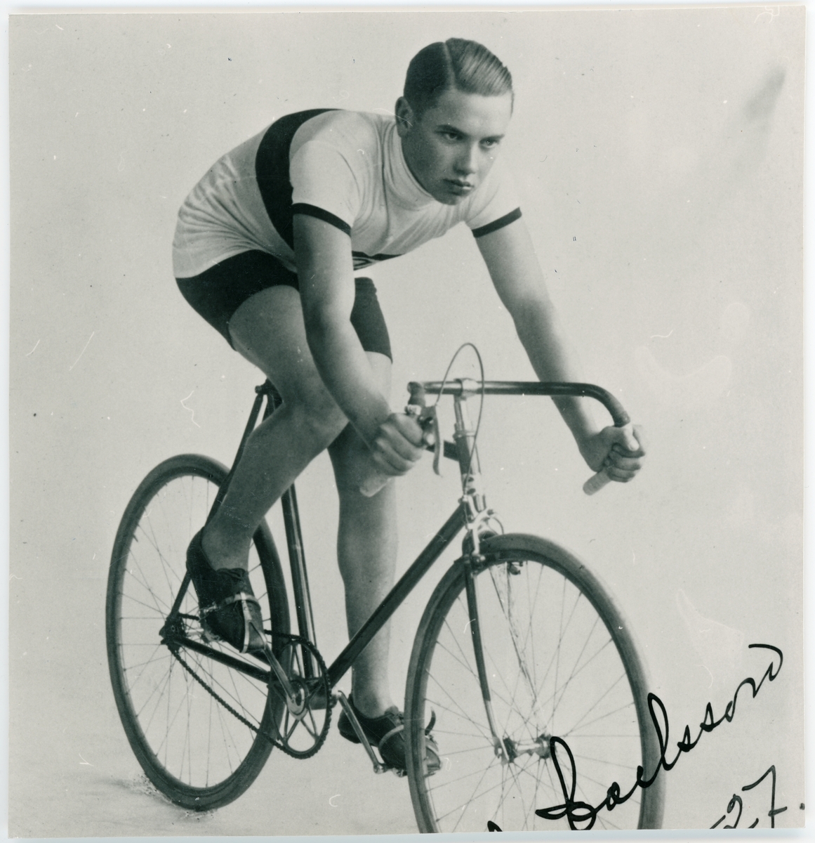 Tävlingscyklisten Gösta Carlsson, Uppsala