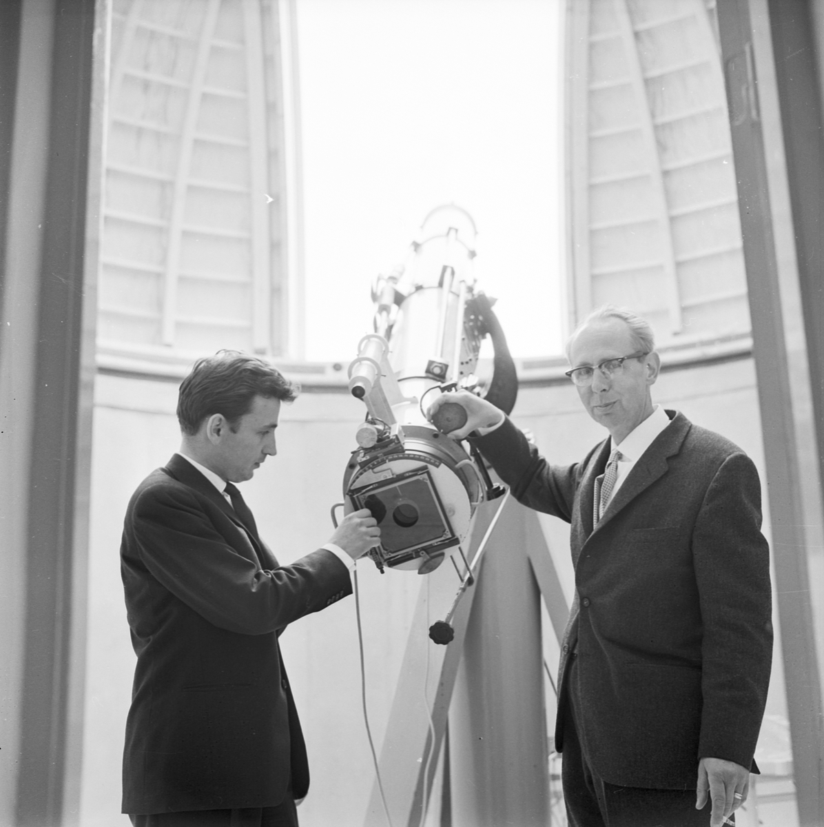 Invigning av Astrogeodetiska observatoriet, Uppsala 1962