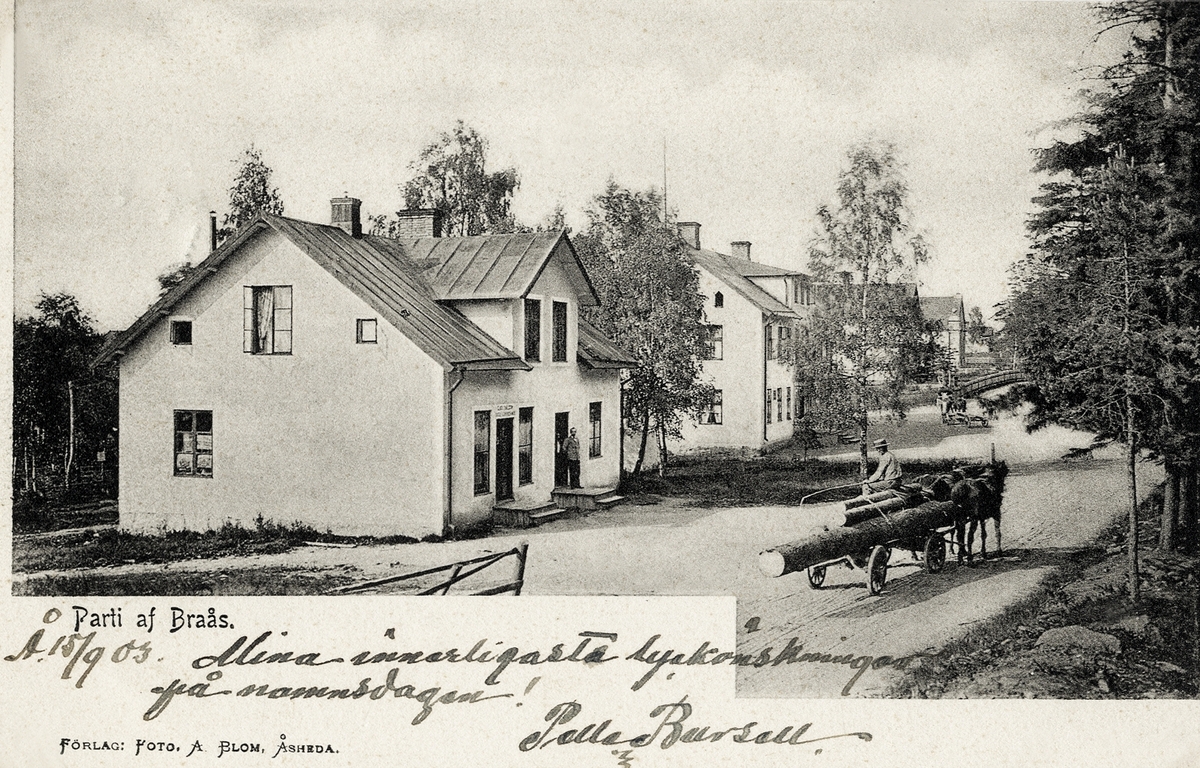 Parti av Braås, 1903.