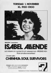 Club 7. Bibliotek 7 presenterer Isabel Allende, kåserer og l