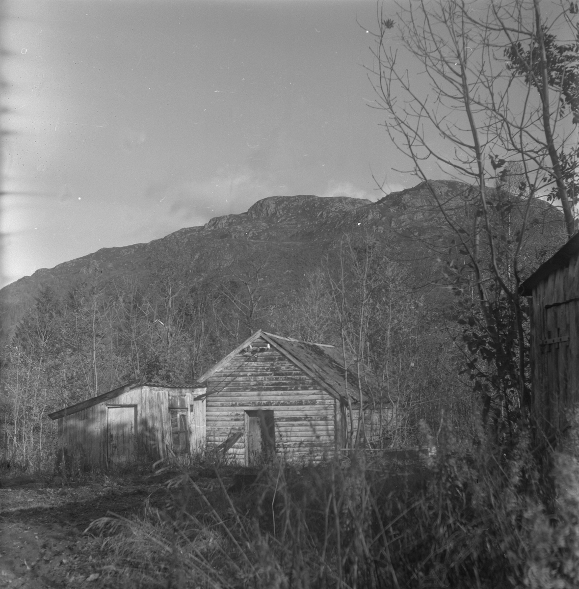 Det gamle uthuset på Hårå i Vindafjord, 1978.