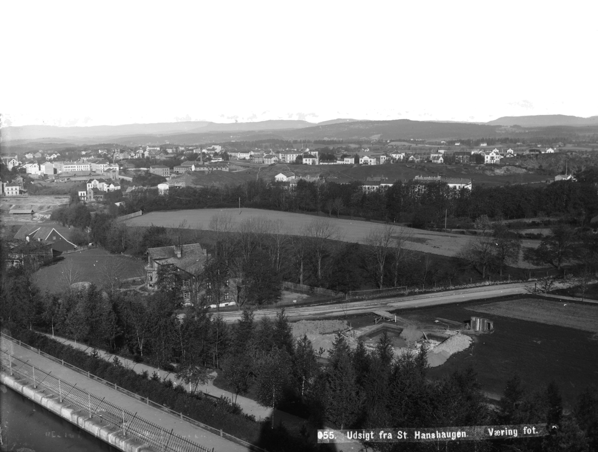 Utsikt fra St.Hanshaugen i Oslo. 