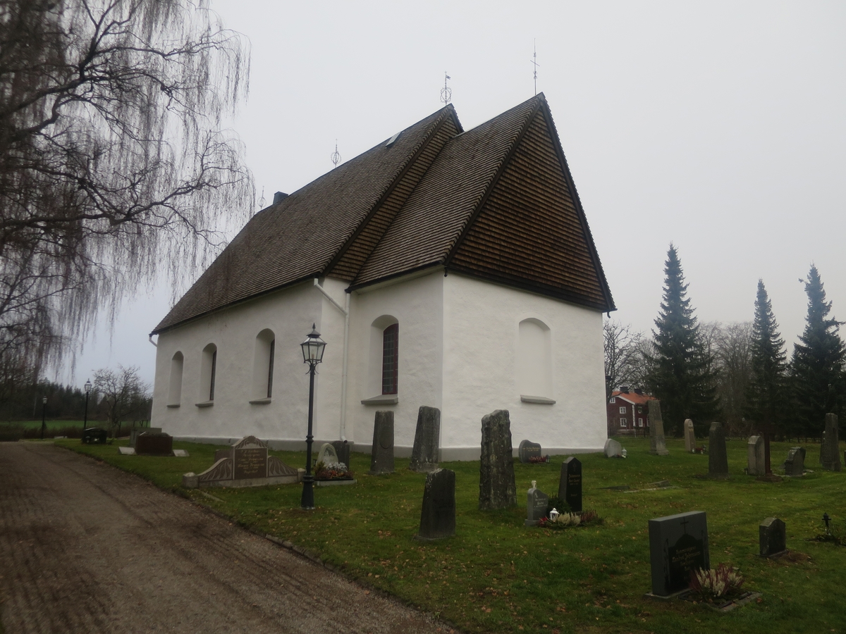 Exteriör av Hagshults kyrka, Hagshult socken, Vaggeryds kommun.