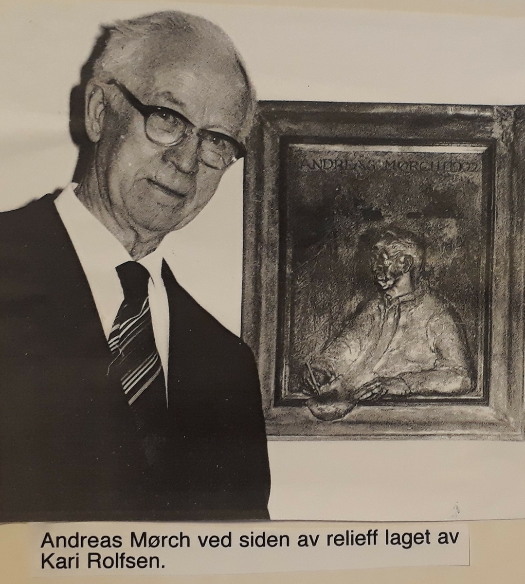 Portrettrelieff av Andreas Mørch [Relieff]