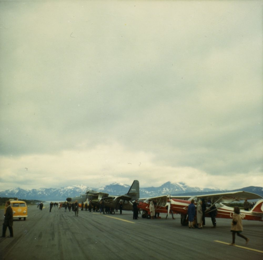 Flystevne avholdt i forbindelse med åpningen av Tromsø flyplass.
