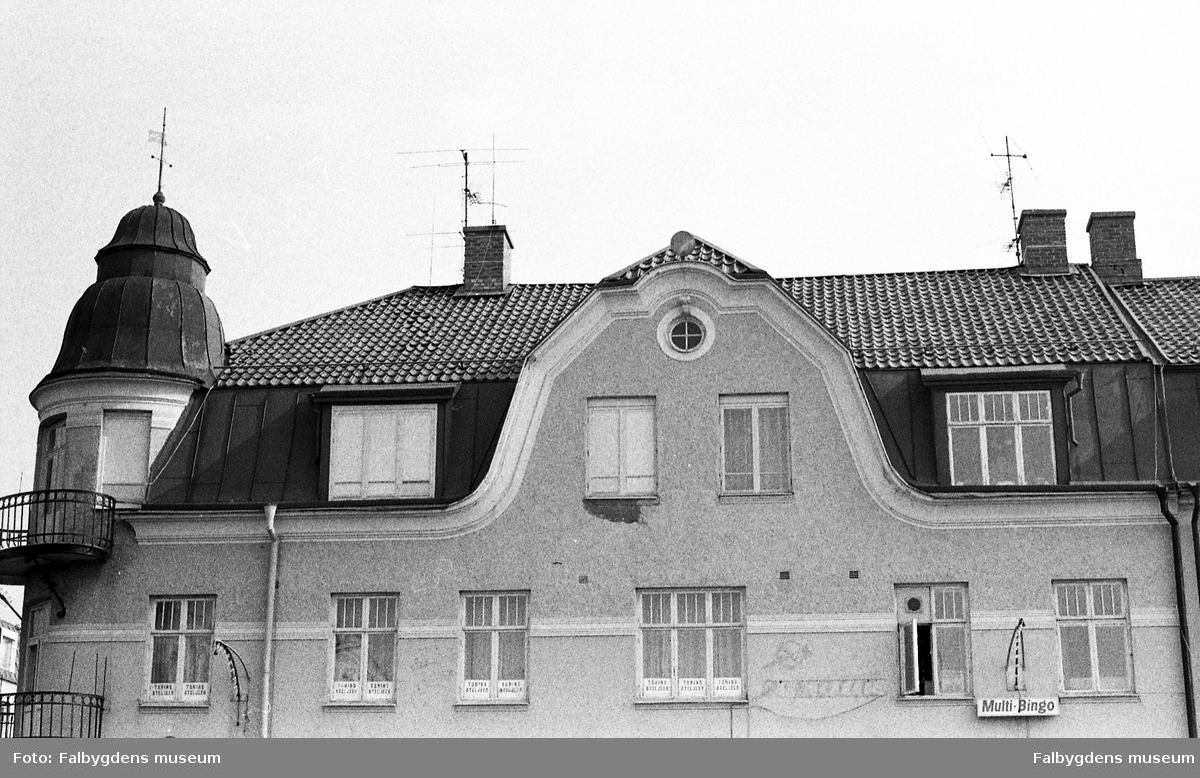 Byggnadsinventering 1972. Boktryckaren från Stora torget.