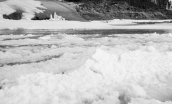 Etter isskytning i Glomma ved Braskereidfoss, Våler, Hedmark