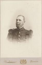 Porträtt av Axel Herman Byström, kapten vid Värmlands fältjä