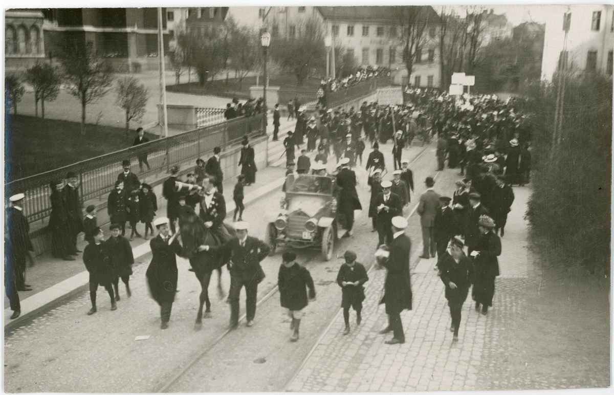 Karnevalståg, Uppsala 1914