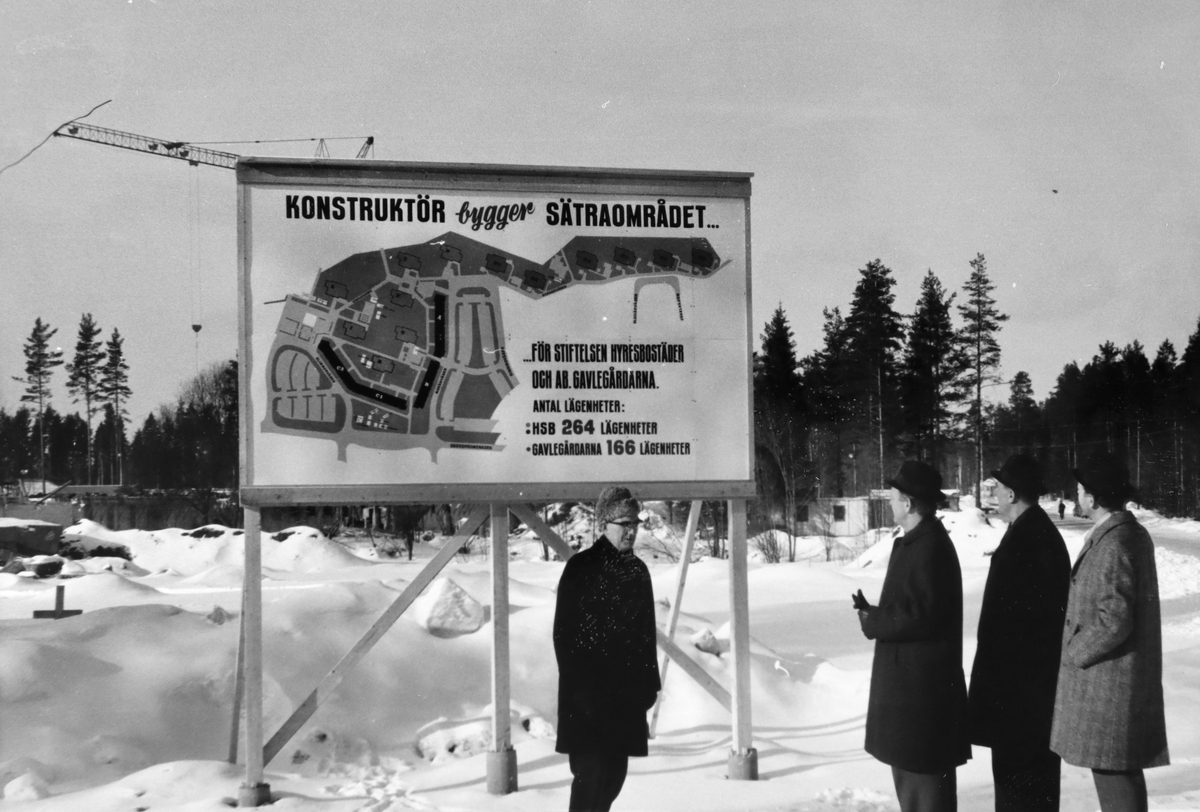 Sätraområdet etapp 1, 1965.