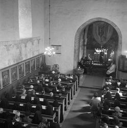 Kirkejubileet 1953. Katolsk messe i Stiklestad kirke