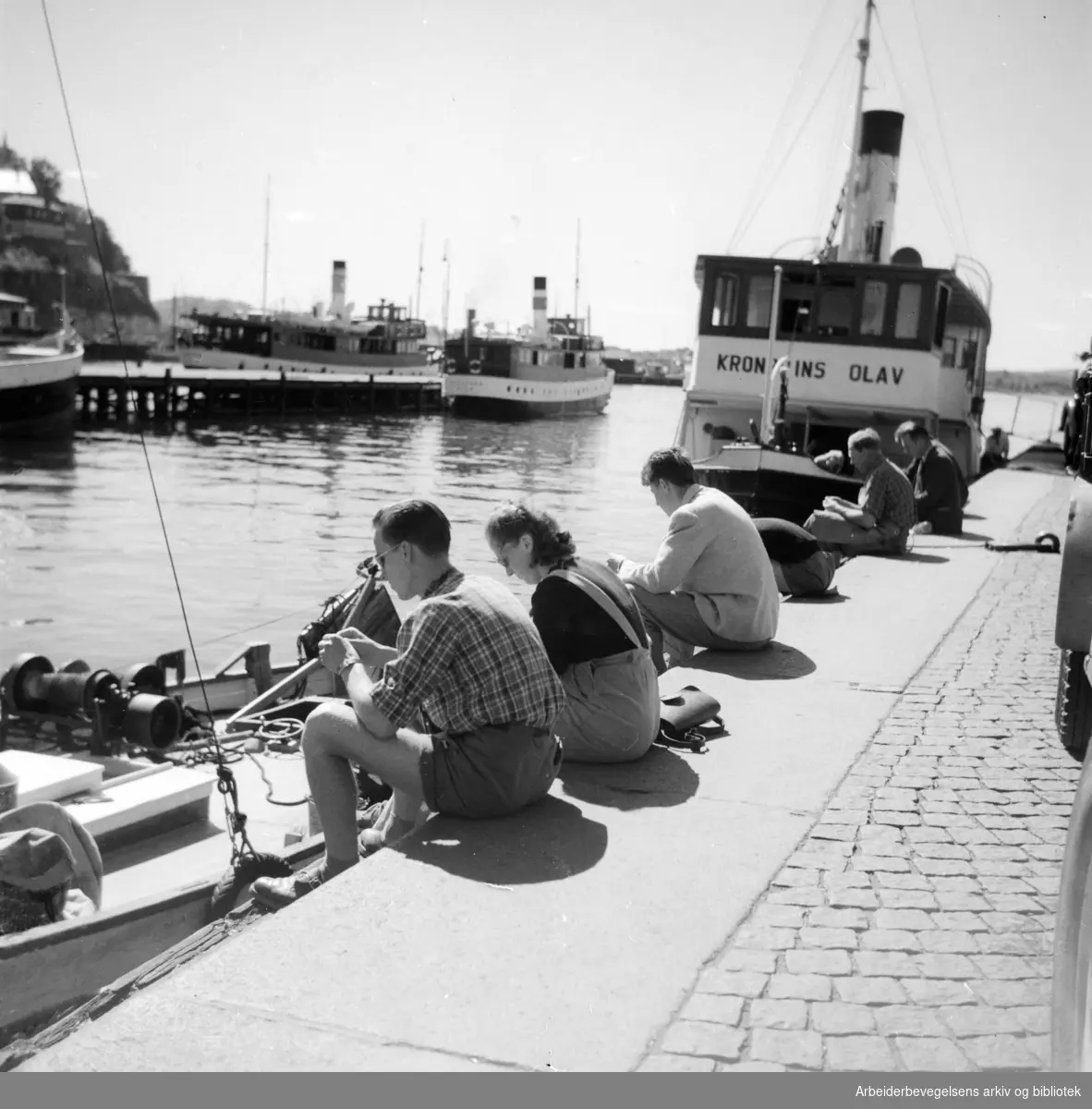 Oslo havn. Udatert. 1950 åra