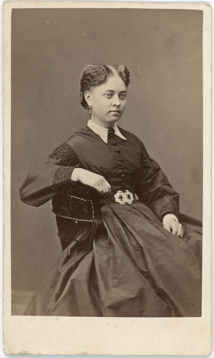 Kabinettsfotografi - Hanna Edberg, Stockholm 1867
