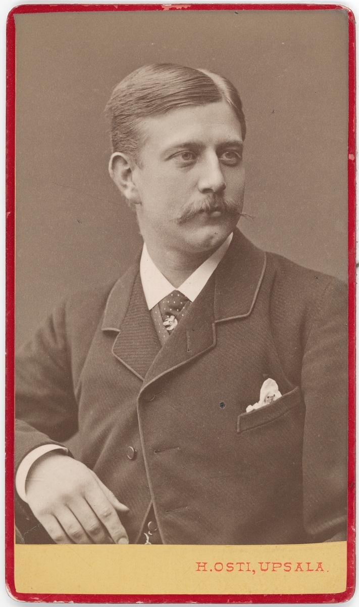 Kabinettsfotografi - juridikstuderande Axel Westman, Uppsala 1882