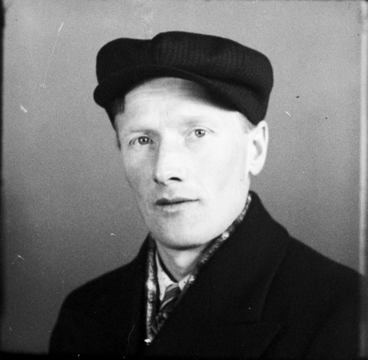 Edvin Eriksson från Hultet, Harg socken, Uppland, 1937
