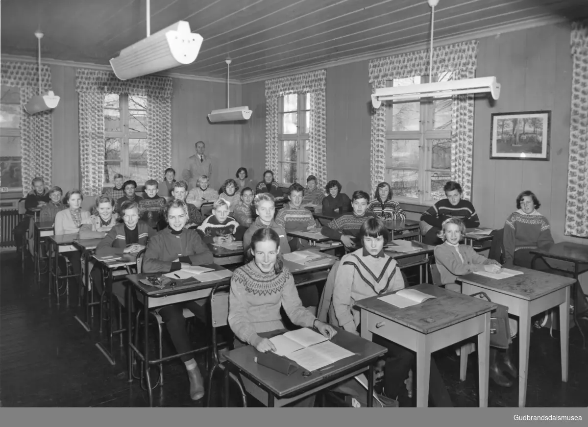 Framhaldsskolen Fåvang 1957-58, Ringebu