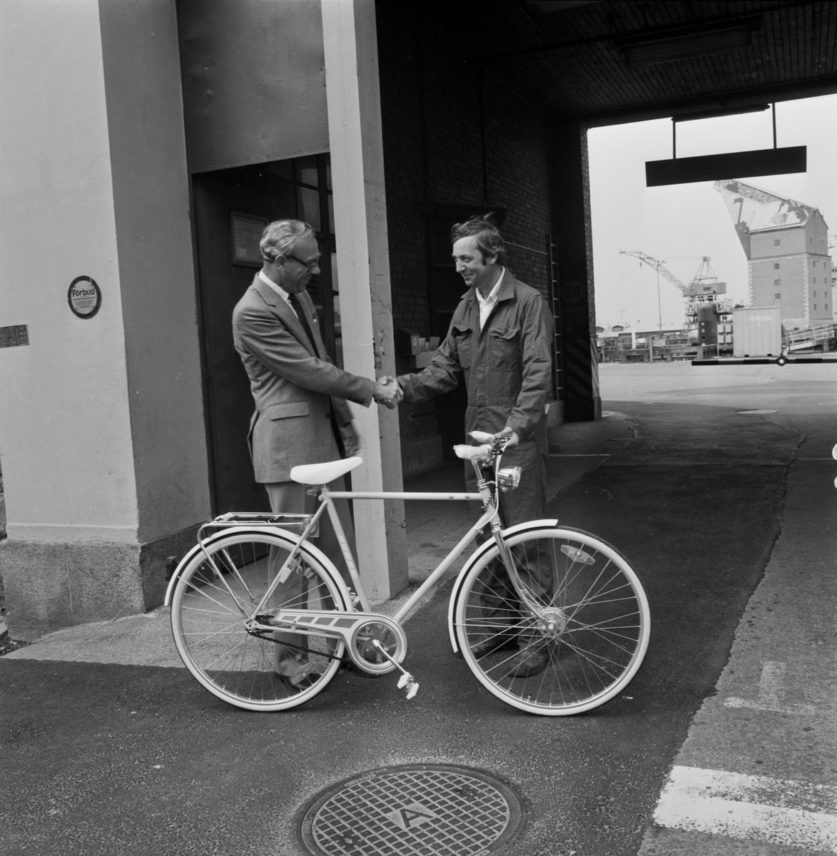 VD och cykelvinnare K. Gustavsson