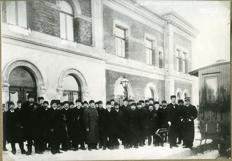 Setesdalsbanens åpning 25. november 1896.