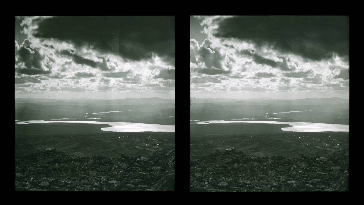 Landskap, Vigelen, fjellområde i Røros. Tilhører Arkitekt Hans Grendahls samling av stereobilder.