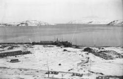 Dampskipskaia på Haganes 5. april 1946.