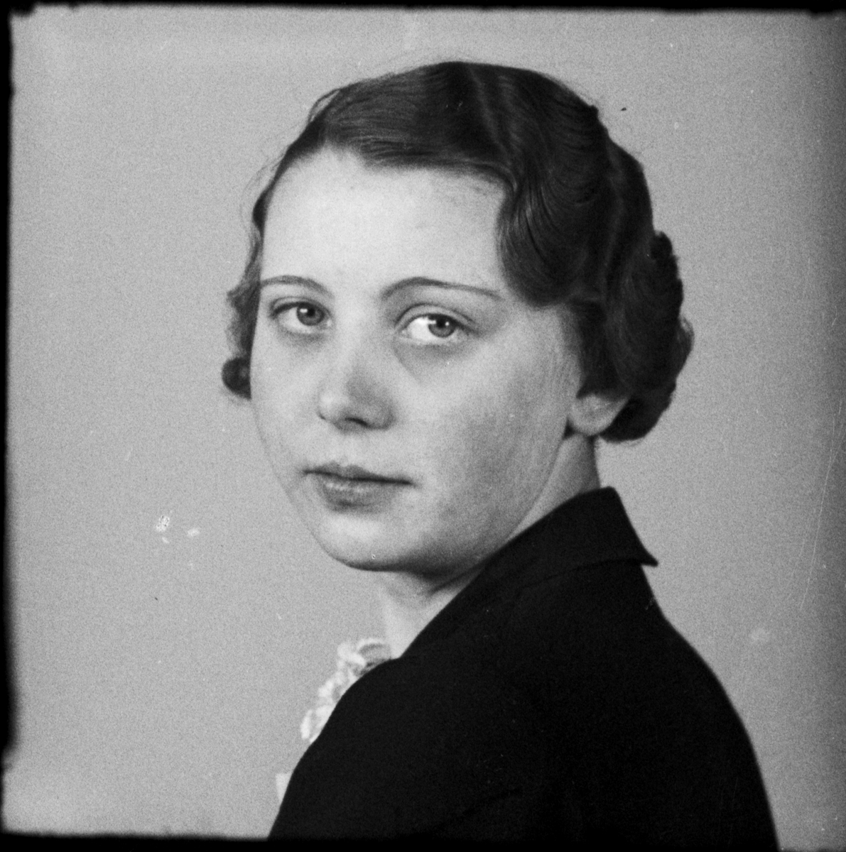 Märta Zetterqvist från Östhammar, Uppland, 1937