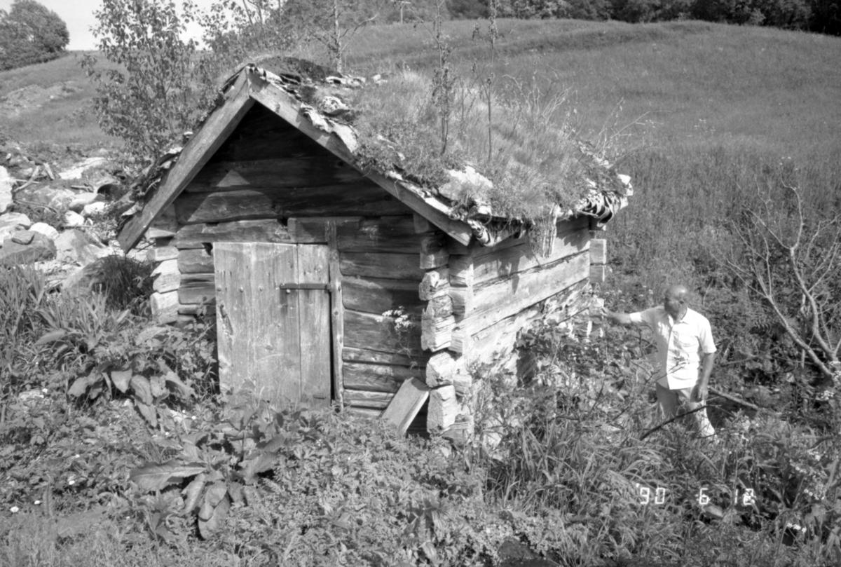Dokumentasjonsbilder av et eldre kvernhus på Viset.