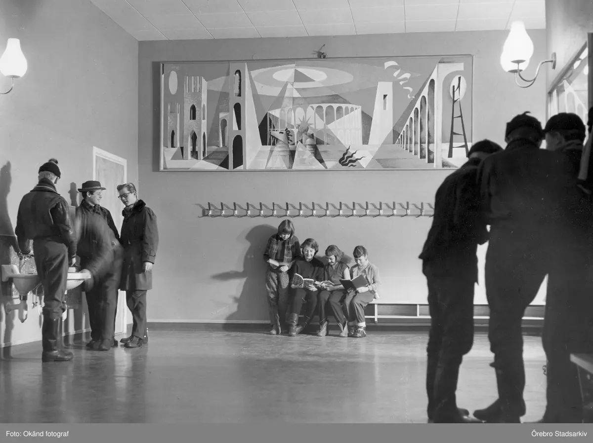 Elever på Vasaskolan, 1950-tal - Örebro Stadsarkiv / DigitaltMuseum