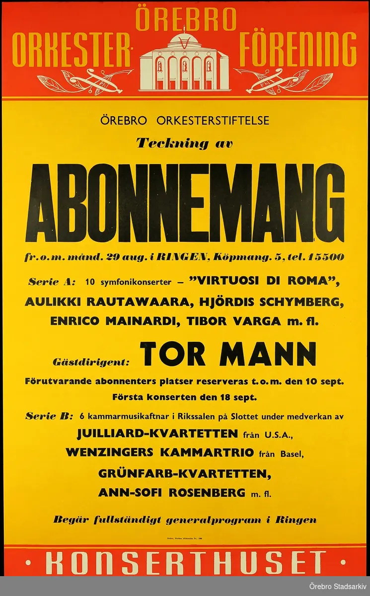 Dirigent Tor Mann, Ann-Sofi Rosenberg