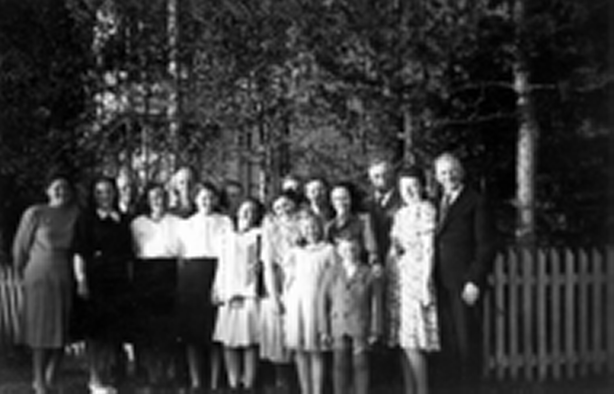 Gruppebilde fra Bakkehaug i 1948.