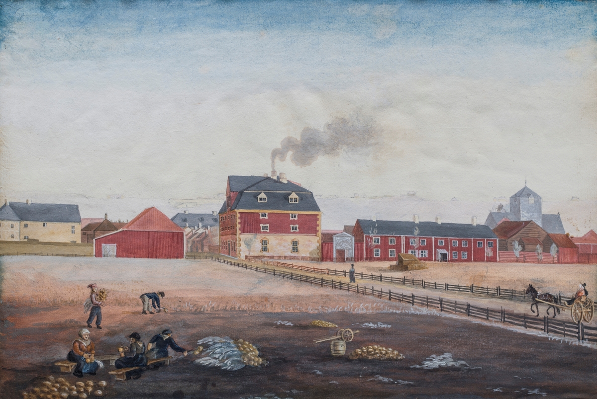 Sukkerhuset i Trondhjem (senere E.C. Dahls bryggeri) og Schnitlergården