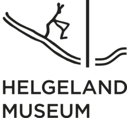 Helgeland museum Logo Helleristning av en skiløper