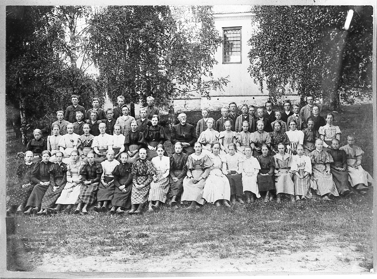 Konfirmanter ved Holmen kirke, 1897.