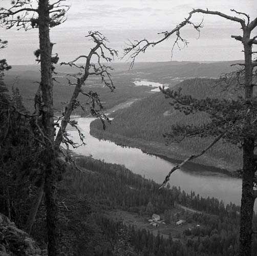 Sommarresan 3-6 augusti 1959. Utsikt från stadsberget i Ragunda.