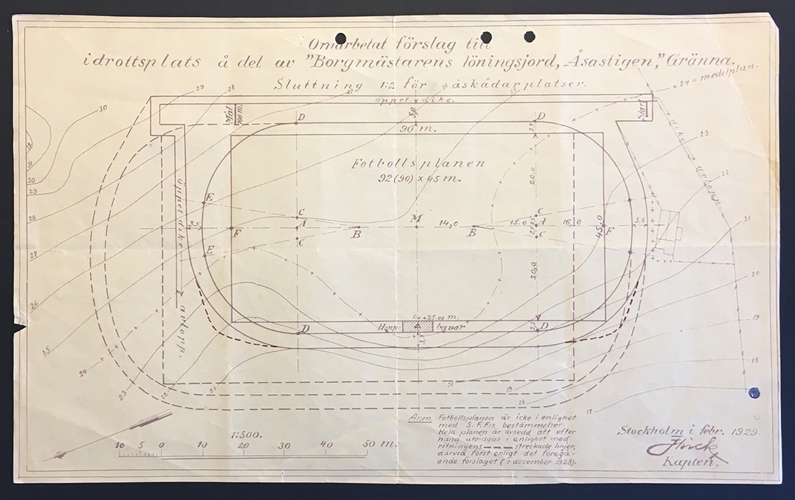 Ritning - Grenna Museum– Andréexpeditionen Polarcenter / DigitaltMuseum