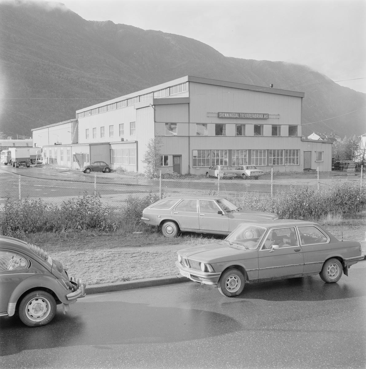 Svenningdal Trevarefabrikk AS sin avdeling på Nyrud i Vefsn høsten 1978.