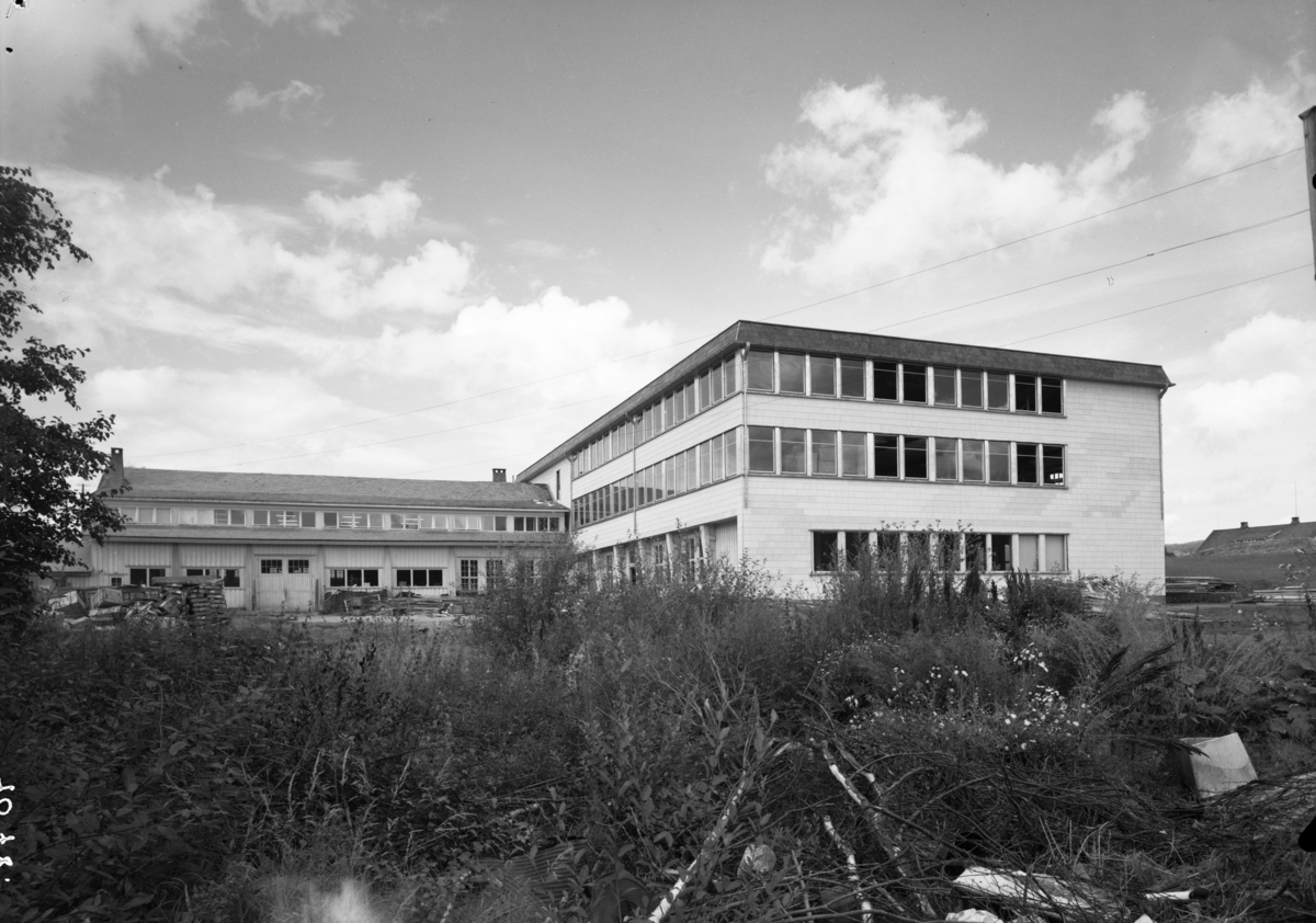 Fasaden på Grosch fabrikk.
