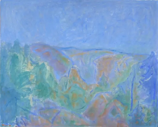 Natt etter regn, Gausdal [Maleri]