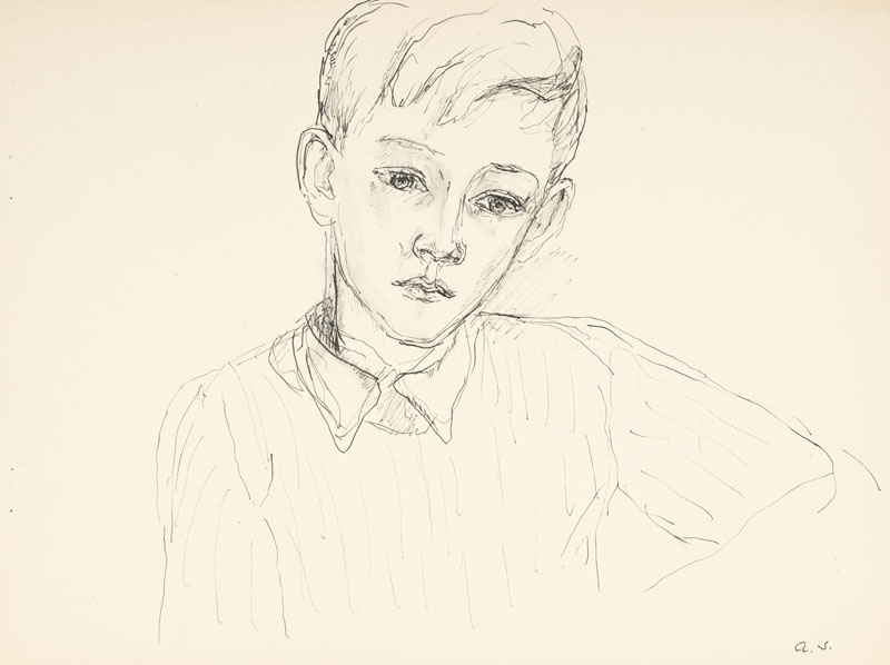 Gutt i drømmeland [Tegning]