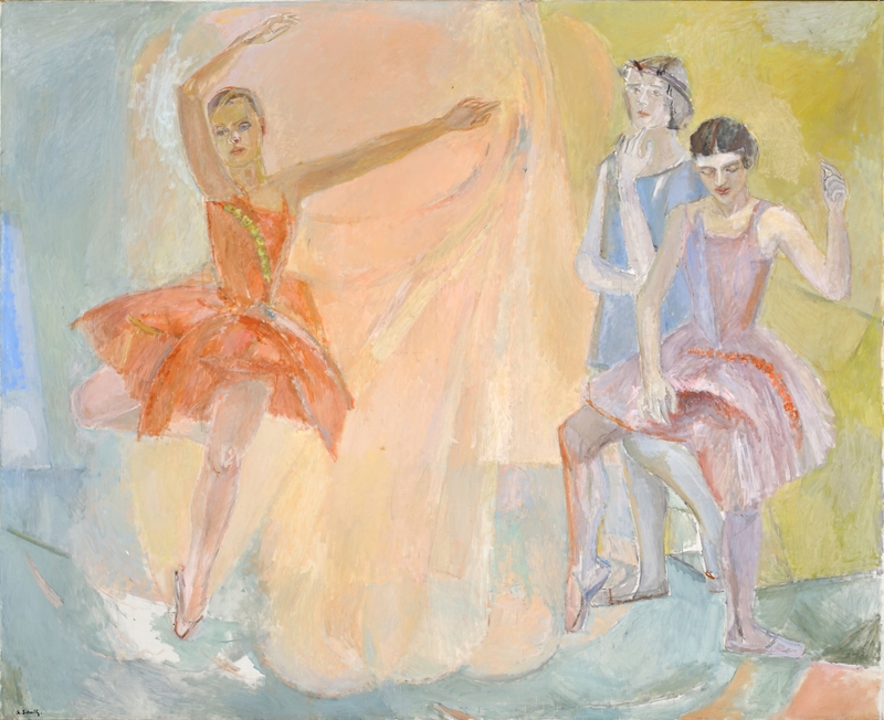 Ballettdanser (Søsteren Irischa) [Maleri]