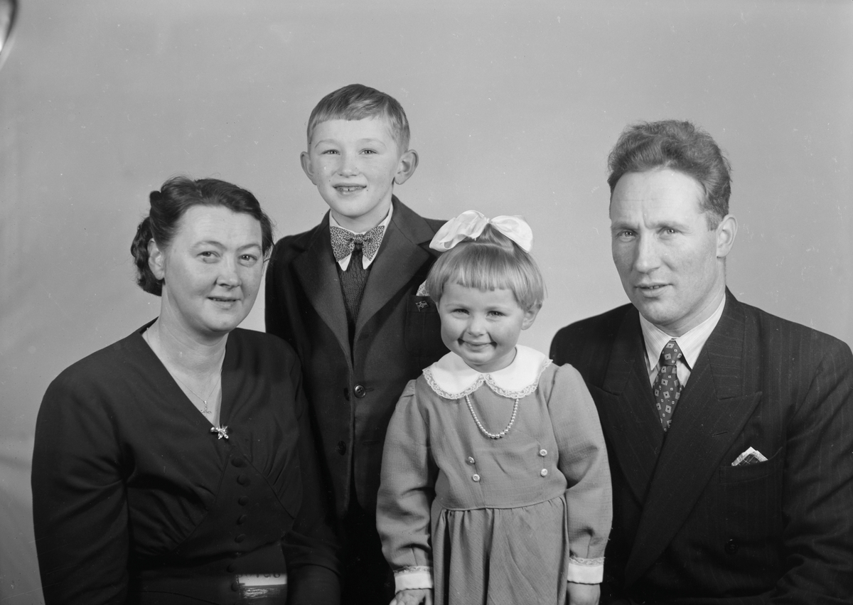 Gunvald Arnesen med familie