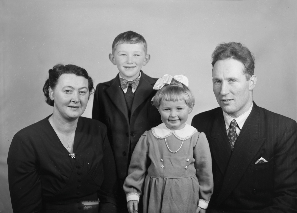 Gunvald Arnesen med familie