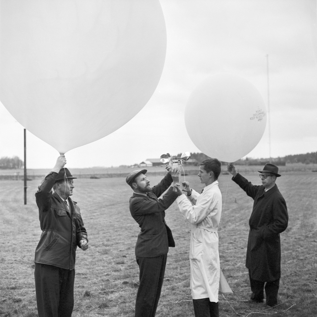 Marstaobservatoriet, unikt experiment, Uppland 1960