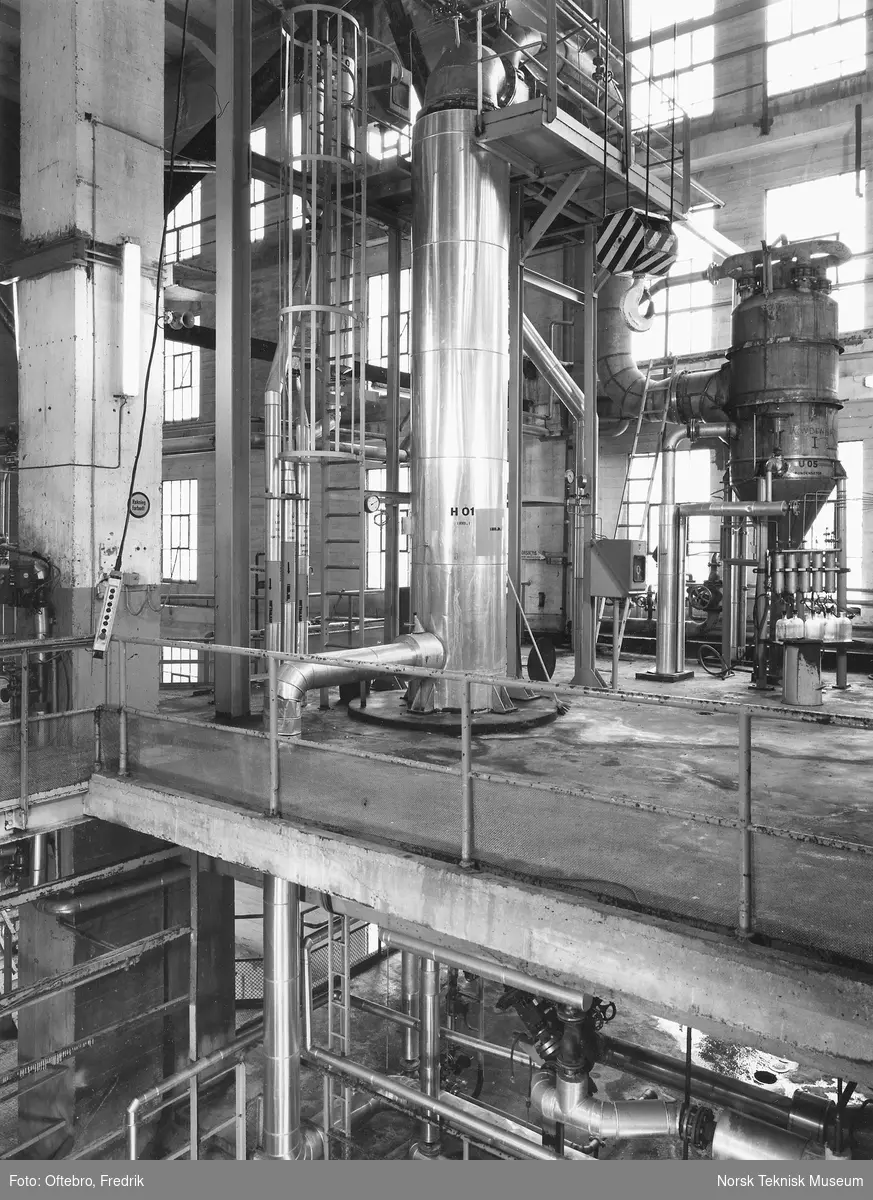 Ammoniumnitrat-fabrikken; våt : interiør fra plan 3