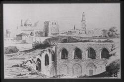 Ruinene av St. Johanneshospitalet i Jerusalem