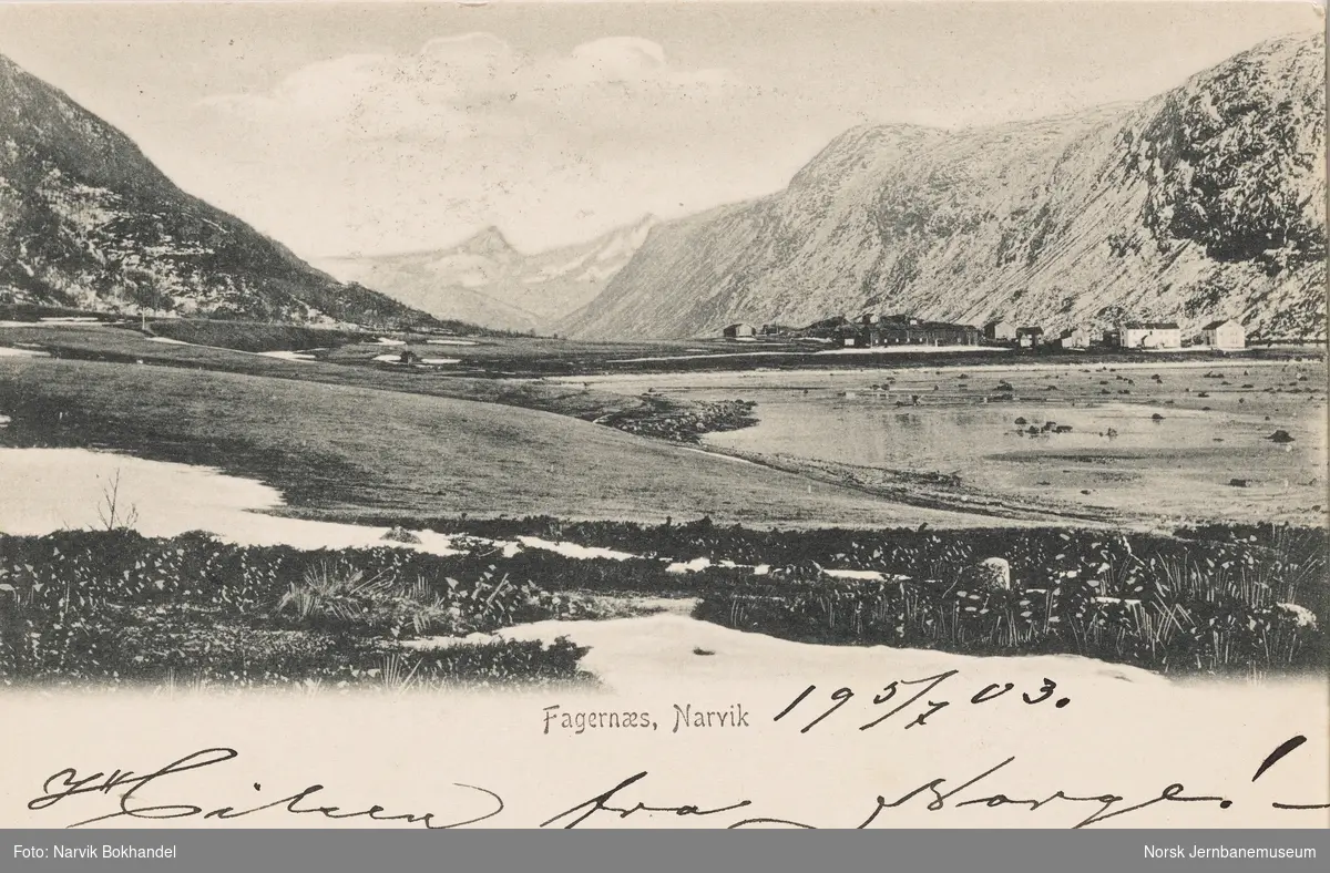 Ved Fagernes i Narvik, før Ofotbanen ble bygget