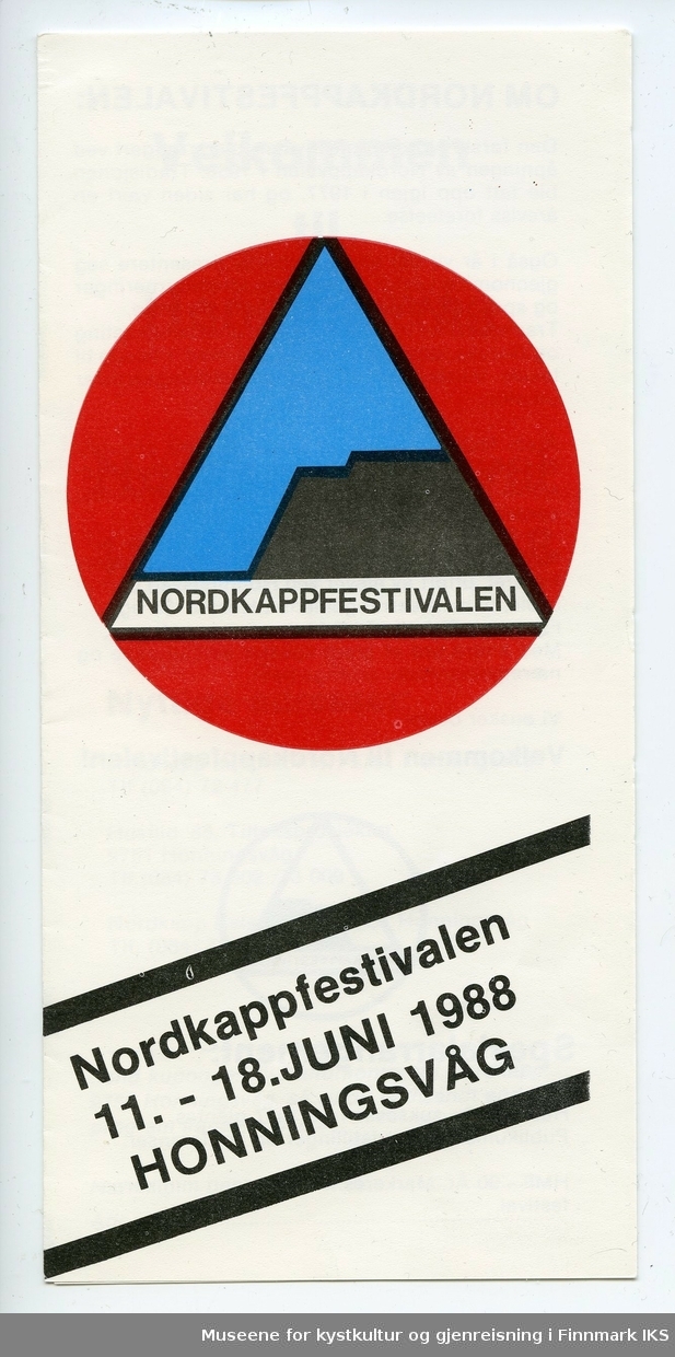 Program for Nordkappfestivalen 1988, 11.-18.juni.