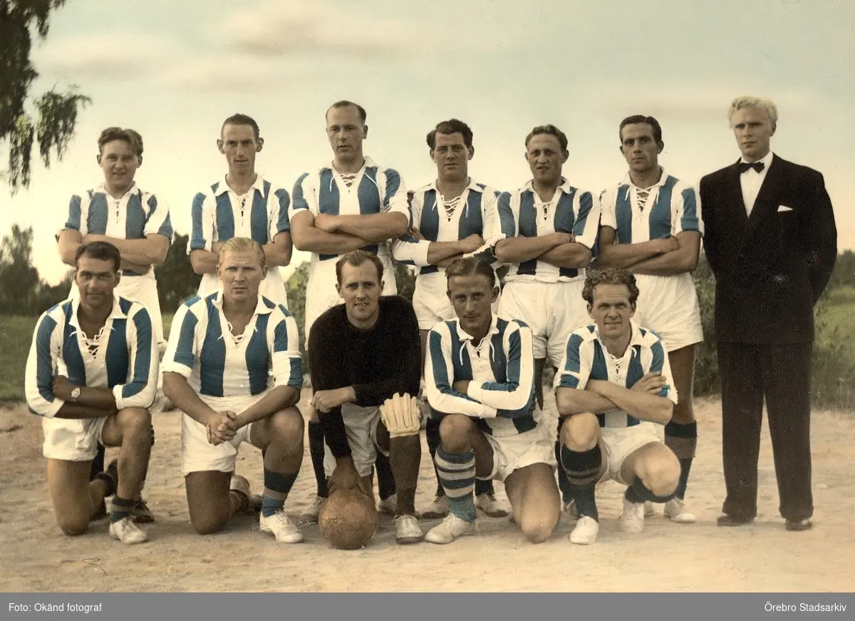 CV:s fotbollslag, 1940-tal - Örebro Stadsarkiv / DigitaltMuseum