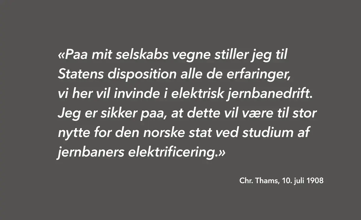 Plakat fra utstillingen Thamshavnbanens historie