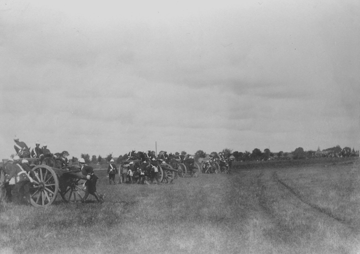 Kapten Mannerfelts kommendering i tyska armén 1890 i Tyskland ...